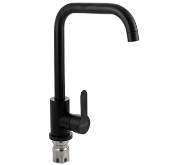 Смеситель MAGNUS кухня нерж черный 9202